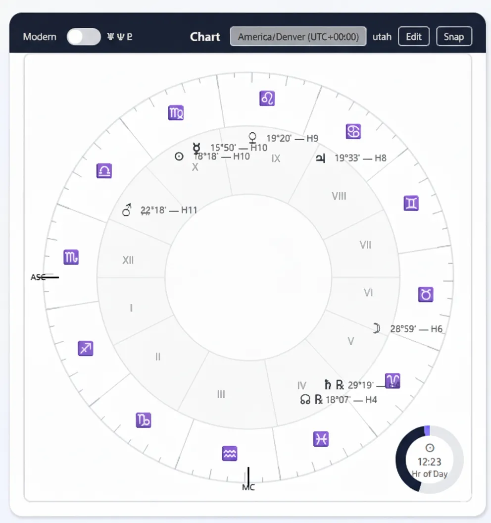 Case File #1009 – forensic astrology screenshot